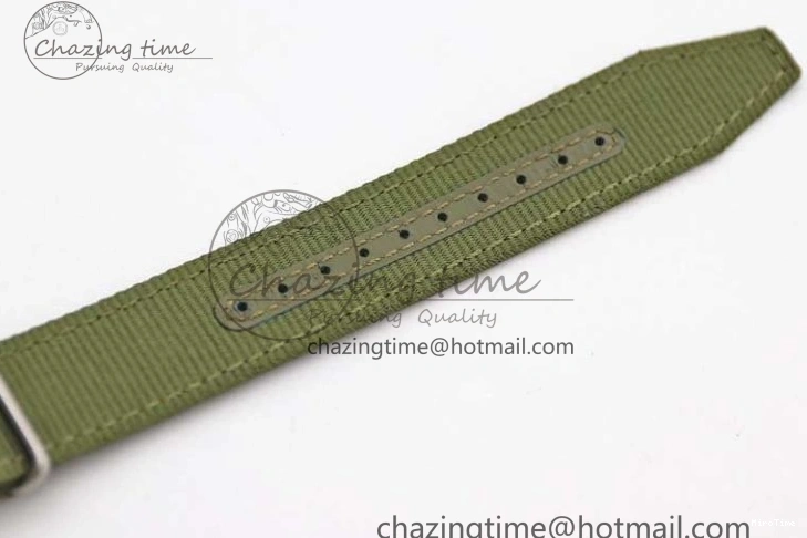 MIROTIME 0126 FastDry Mark XVIII “TRIBUTE TO MARK XI” IW327007 M+F 1:1 Best Edition Black Dial on Green Nylon Strap A 7050